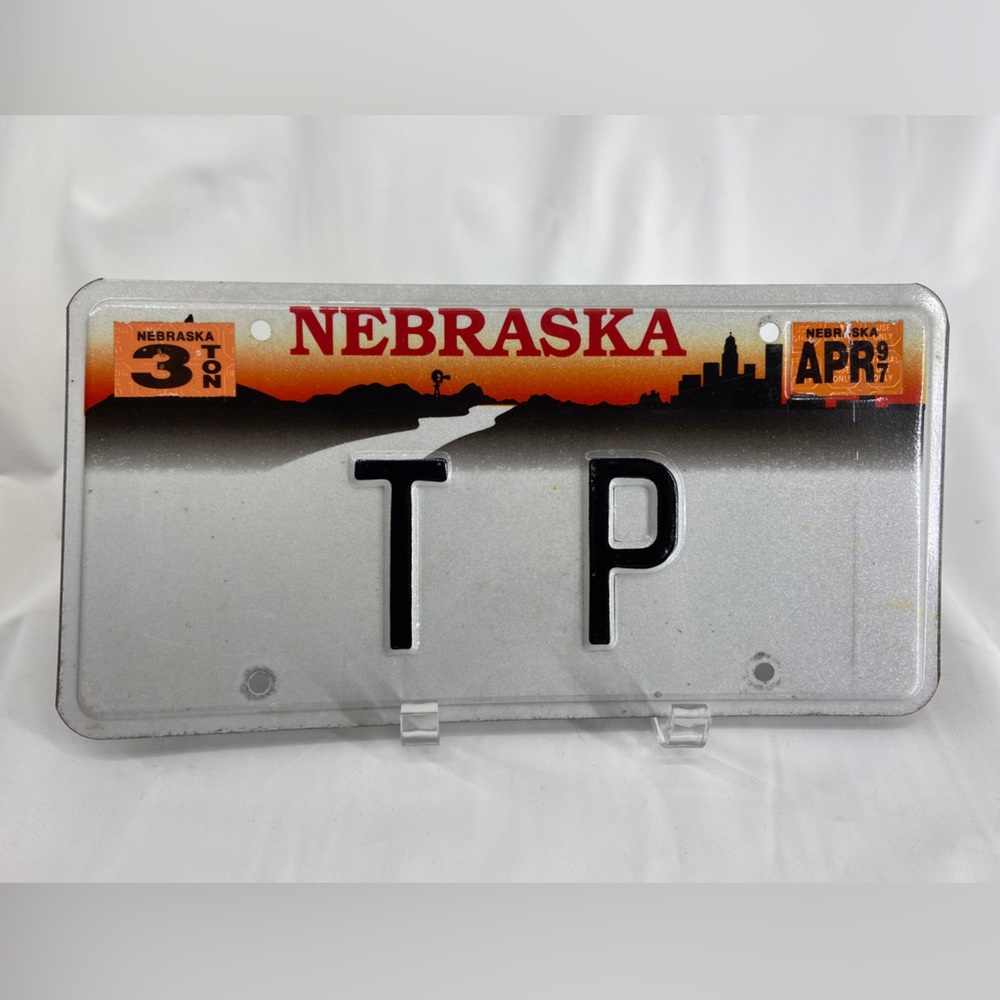 TP Vintage Vanity License Plate Personalized Décor